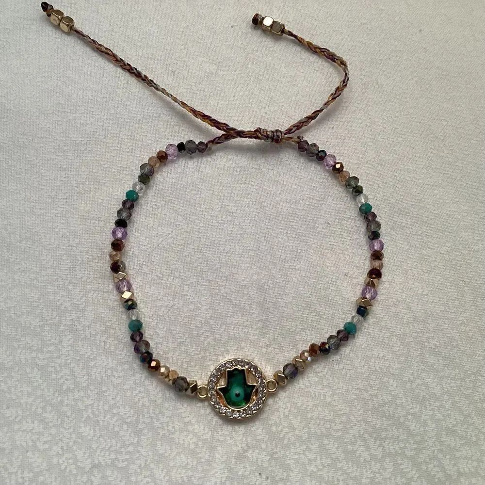 Adjustable Seed Beads Protective Eye Bracelet